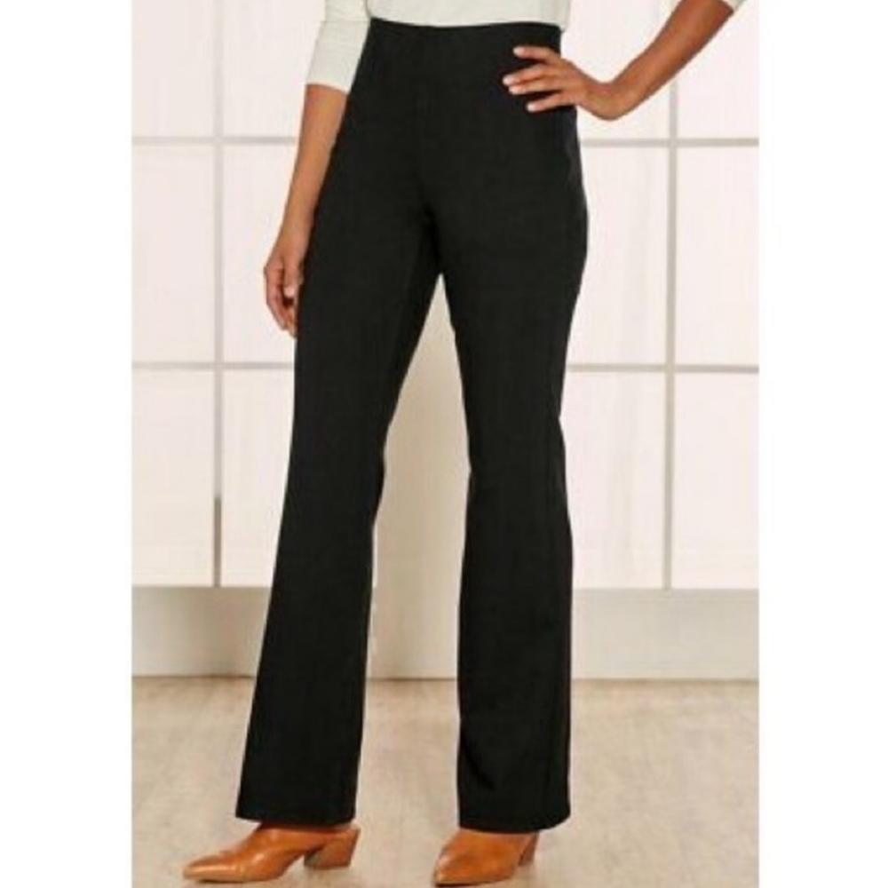 Soft surroundings ultimate bootcut black jeans